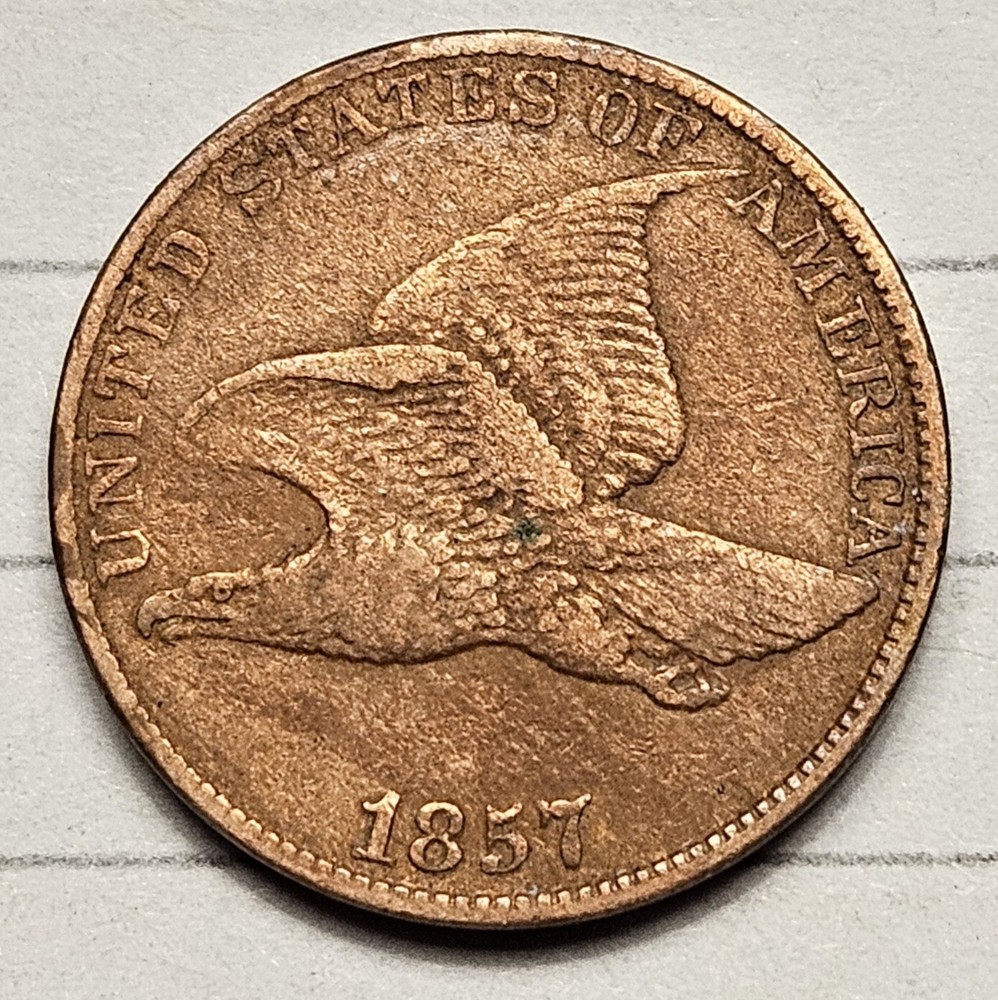 1857 Flying Eagle Cent Extremely Fine XF EF Coin