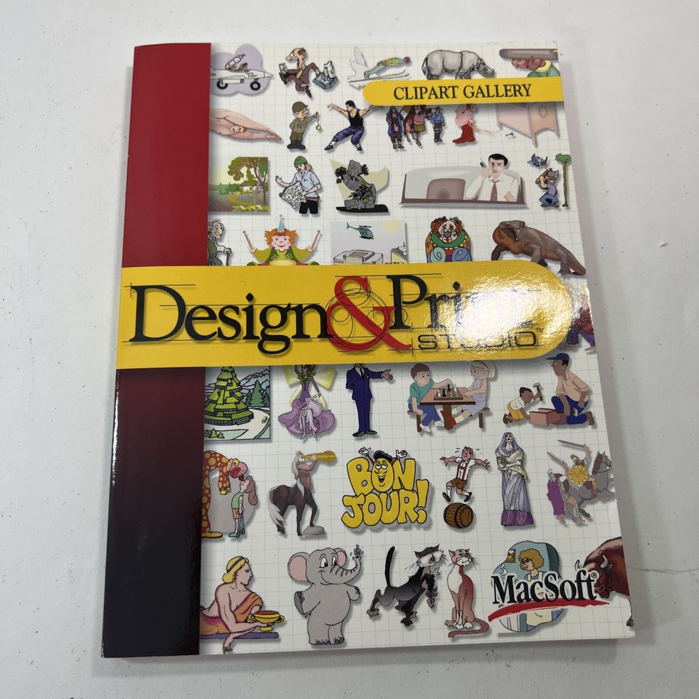 Design & Print Studio Mac-soft Rare! 