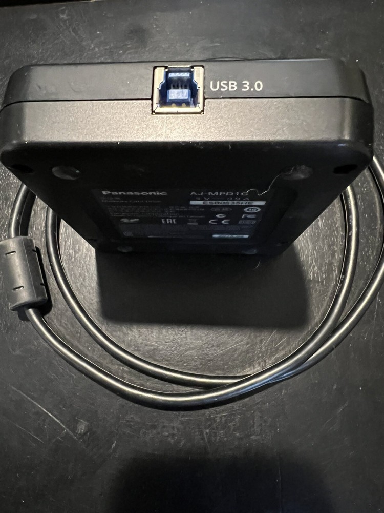 Panasonic AJ-MPD1G Dual MicroP2 memory card reader USB 3.0