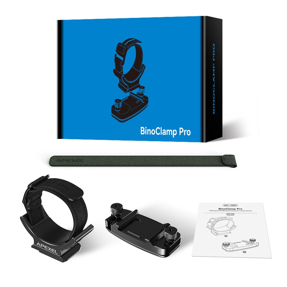 APEXEL Binoculars Strap with 38mm Quick Release Plate & 1/4" Threaded Interface