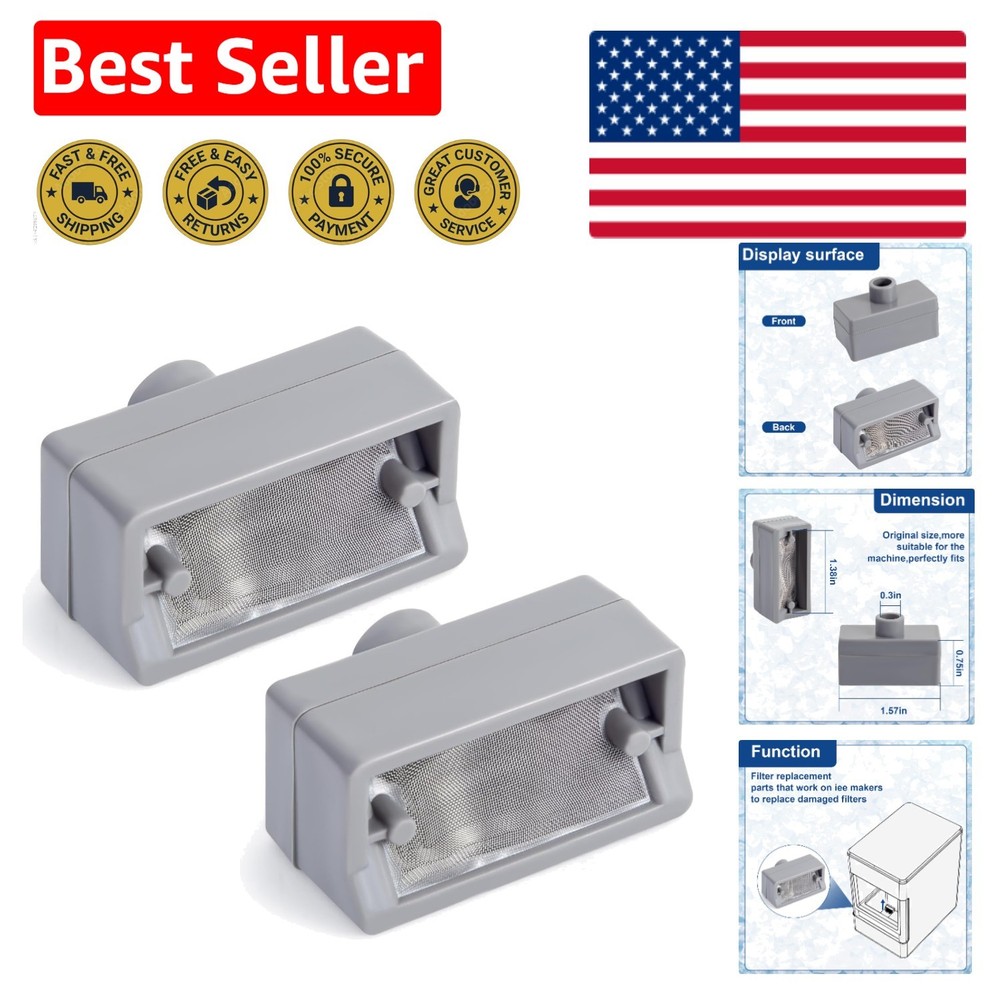 High-Durability 2-Piece Filter Set for GE Profile Opal Ice Maker - Easy Install