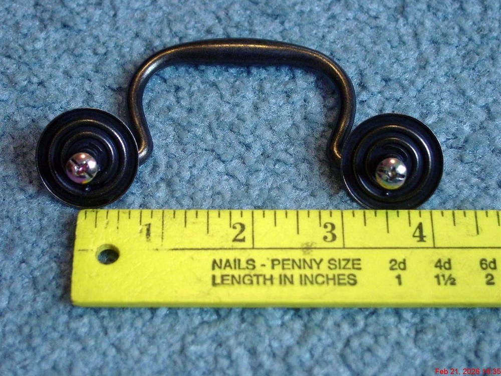 (3) Vintage Brass Drawer Pulls