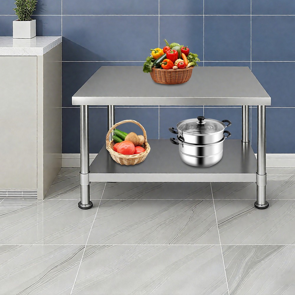 Adjustable Undershelf Storage Organizer - Stainless Steel, 21.65" x 9.84"