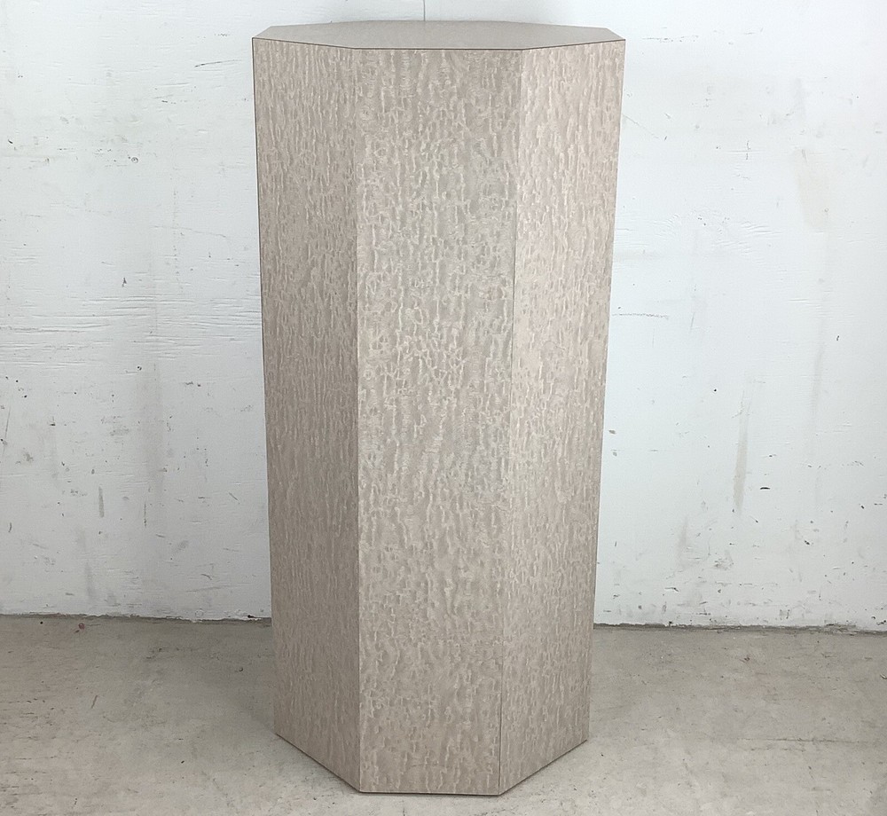 Vintage Modern Display Pedestal- Octagonal