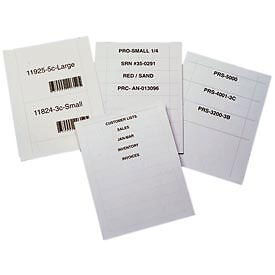 Letter - Pref. Laser Insert Sheets 1-1/4" x 3" 800/Pk
