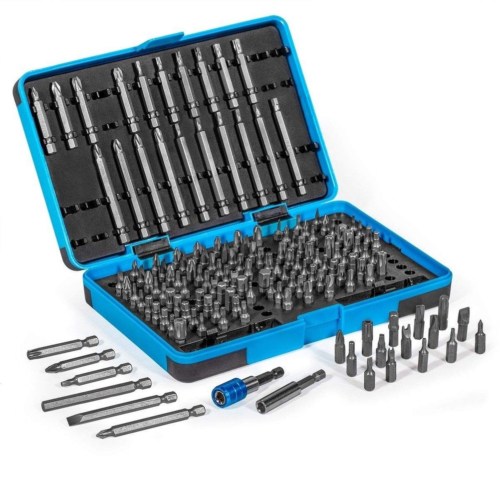 148-Piece Screwdriver Bit Set Hex Tamper Phillips Torx Flat Head Phillips wit...