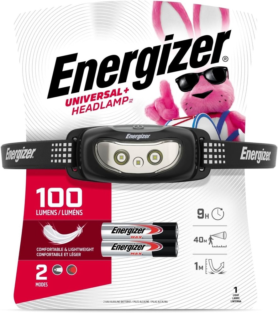Universal+ Rechargeable LED Headlamp 2-Pack - Ultimate Night Vision & Durability