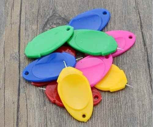 20 PCS Needle Threader for Hand Sewing Plastic Wire Loop DIY Simple Needle