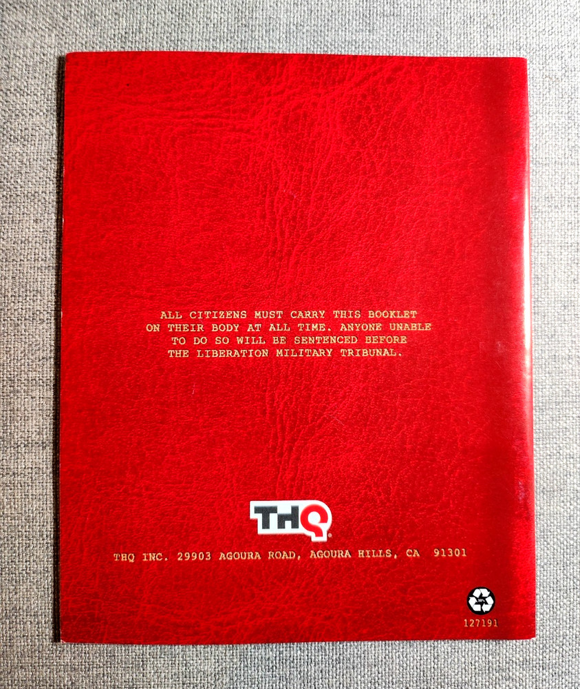 Homefront - Cover Insert Only - PlayStation 3