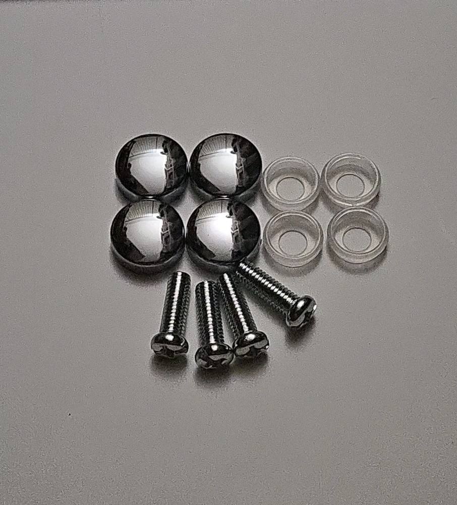 2 pcs -Audi- Silver License Plate Frame