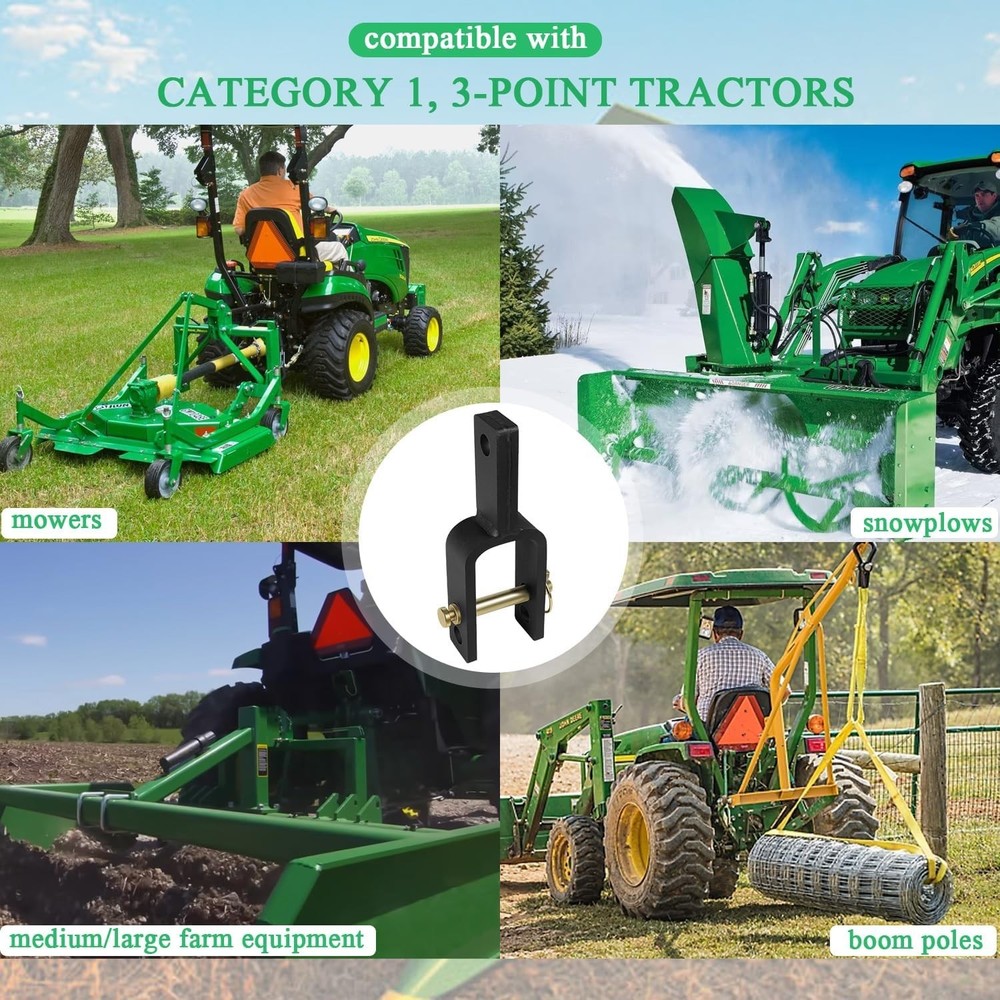 Adjustable Quick Hitch Adapter for Enhanced Tractor Compatibility – Alloy Steel