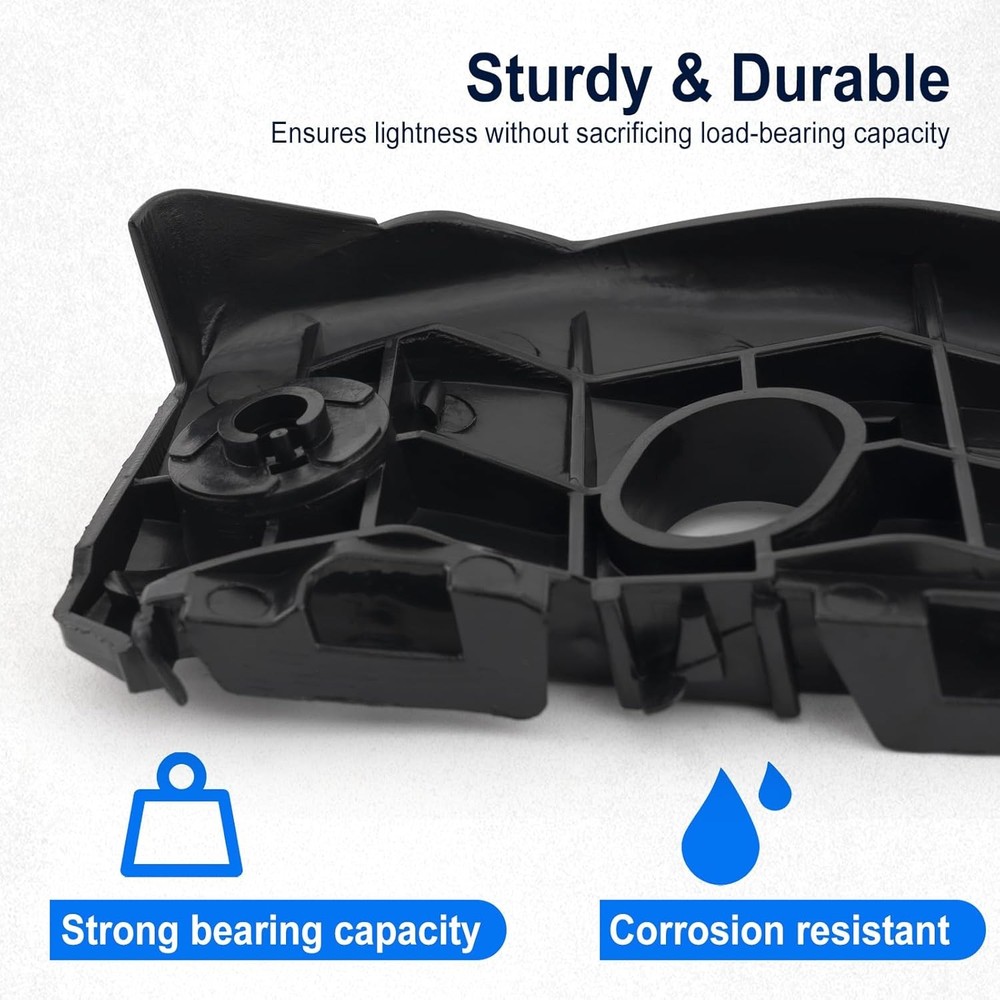 Front Bumper Cover Bumper Bracket Retainer Set Compatible with Corolla 2009-2010