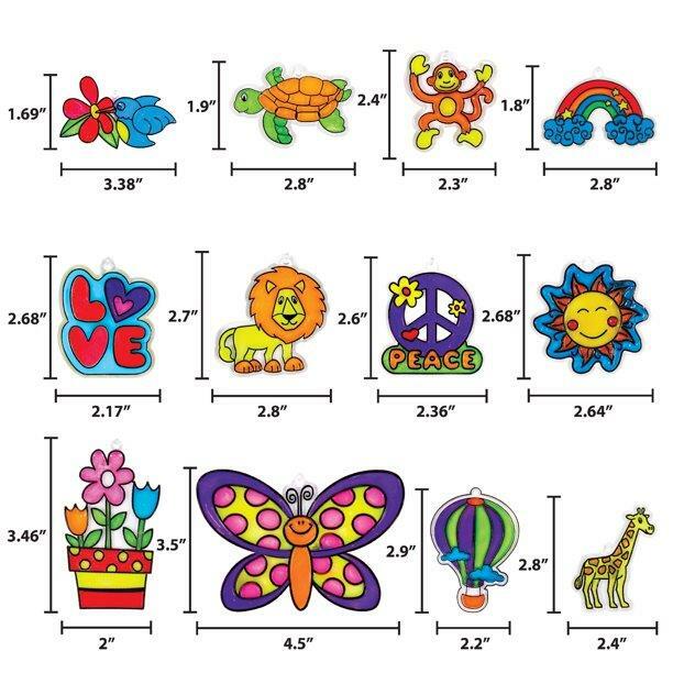 Create Your Own Window Art, Summer Fun Craft Kit