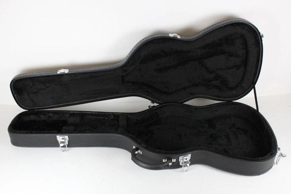 Fender Stratocaster/Telecaster Black Leather Hard-Shell CASE USA