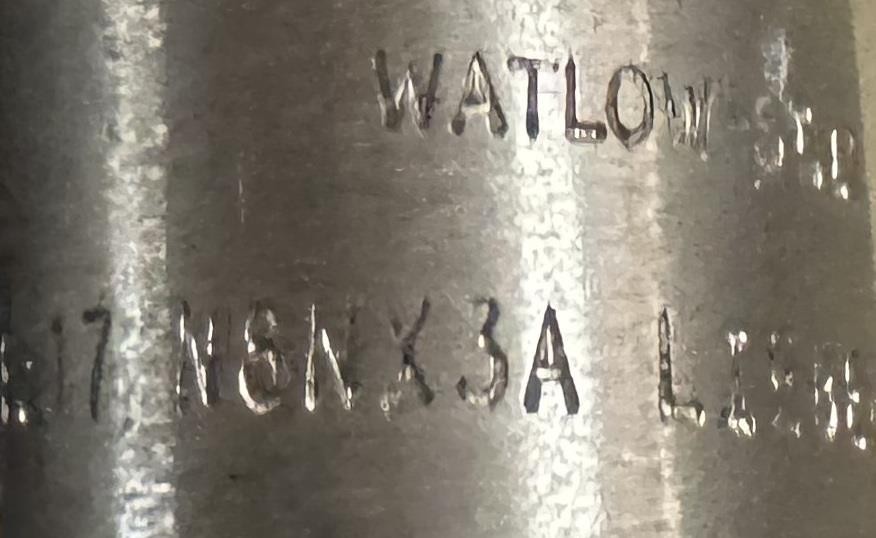 Watlow N8NX3A H-0330 Firerod Heating Element 230V 2500W