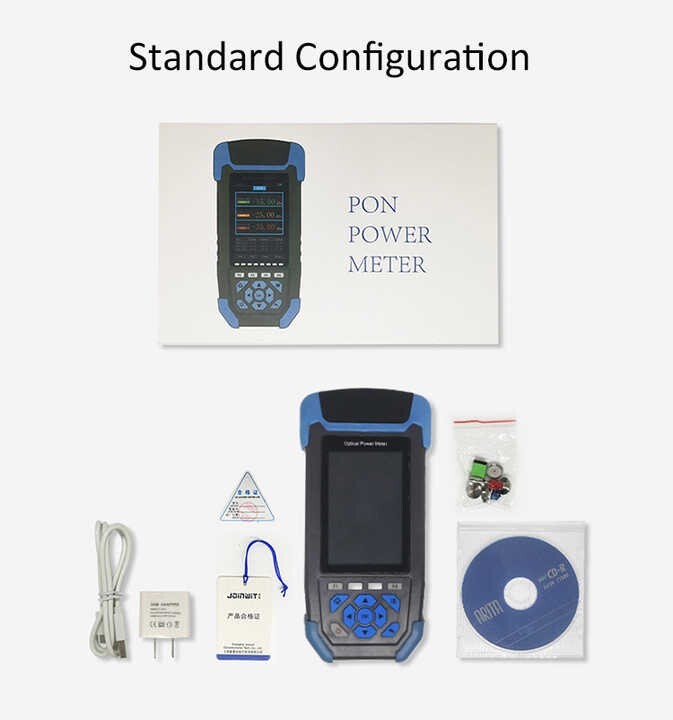 Precise Fiber Optical Power Meter A Type OPM VFL Mode with Range -80-+10dBm