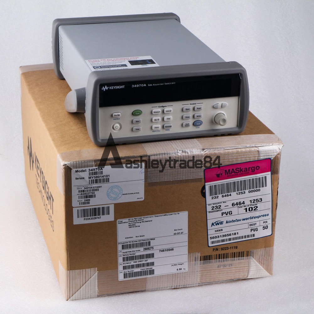 ONE NEW keysight 34970A data acquisition switch