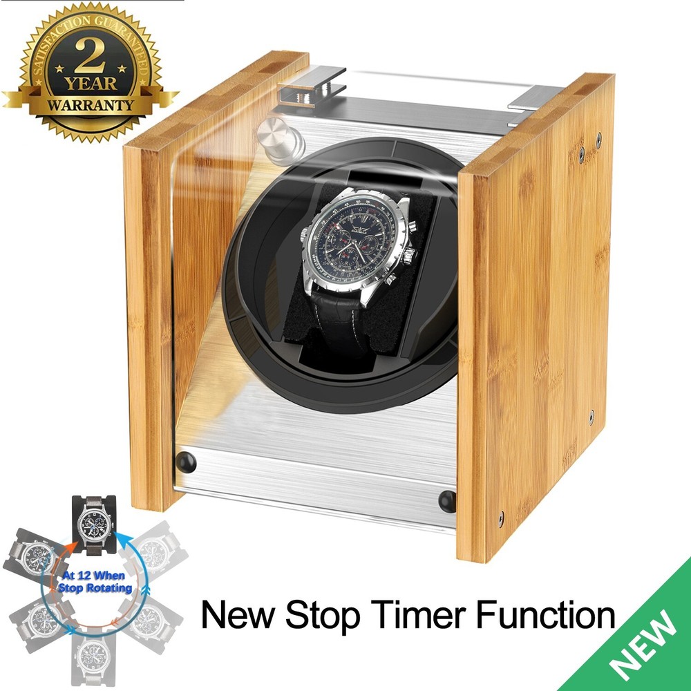 Single Watch Winder for Extra Large to Small Automatic Watches Display Box