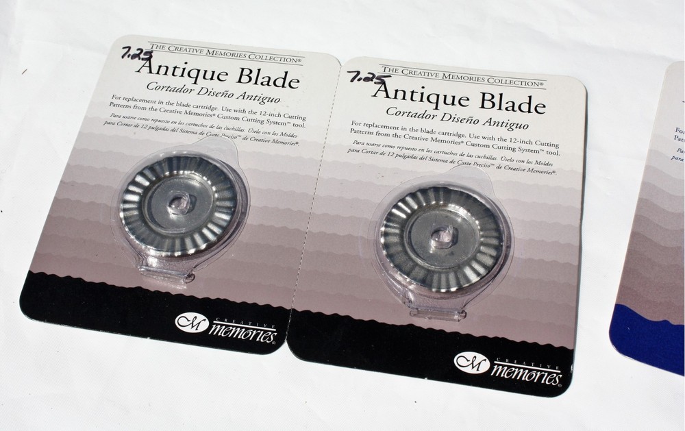 Creative Memories Custom Cutting System CIRCULAR BLADE REPLACEMENT ANTIQUE SINGL