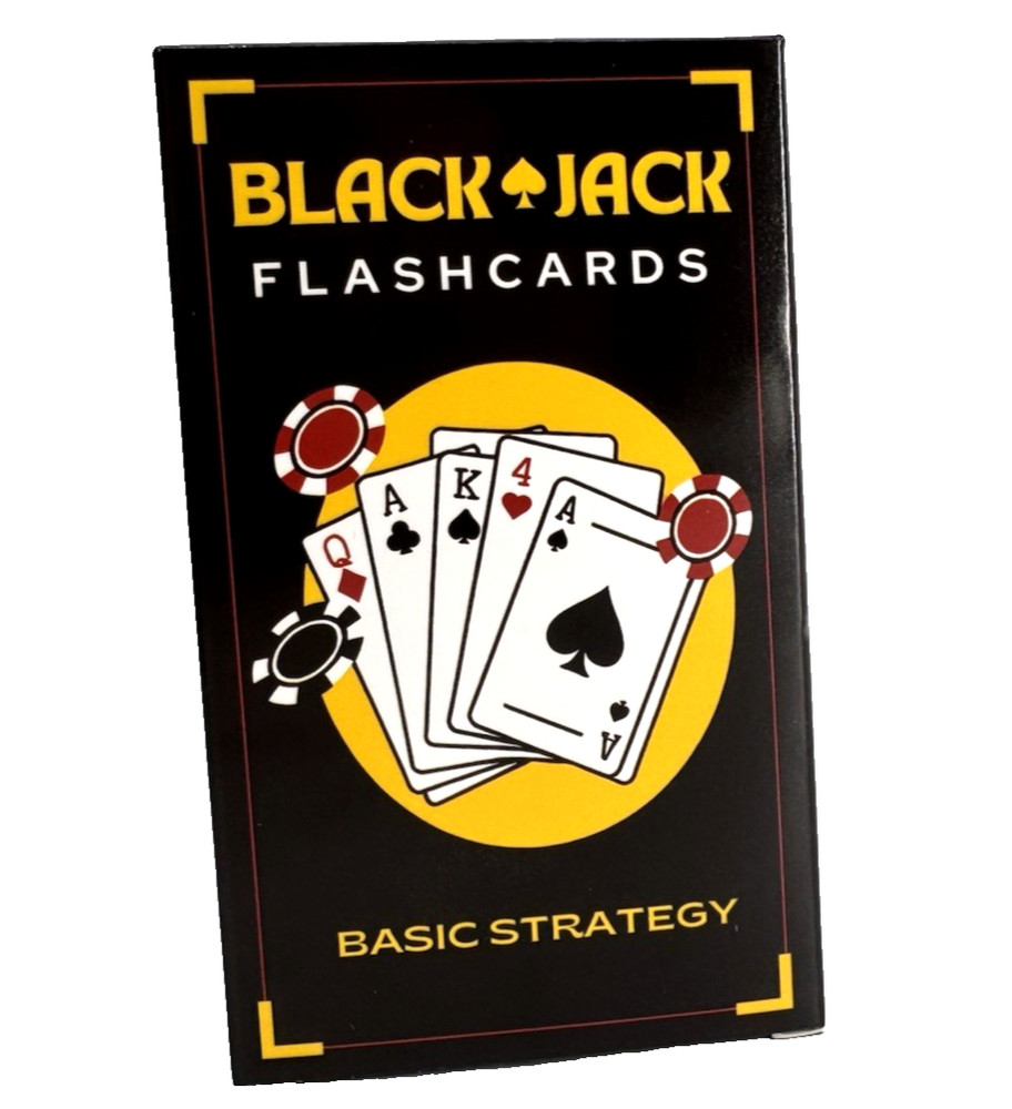 Blackjack Basic Strategy Flashcards – Beginner Casino Game Learning Cards NEW