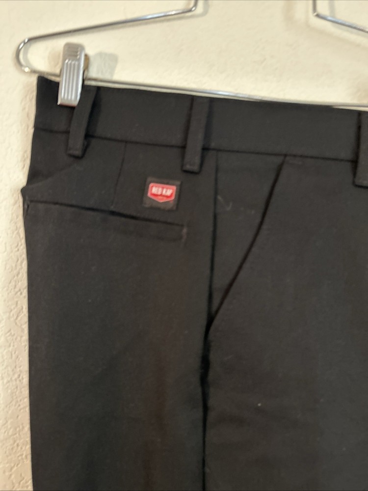 red kap work pants Black 28x30 Nwt