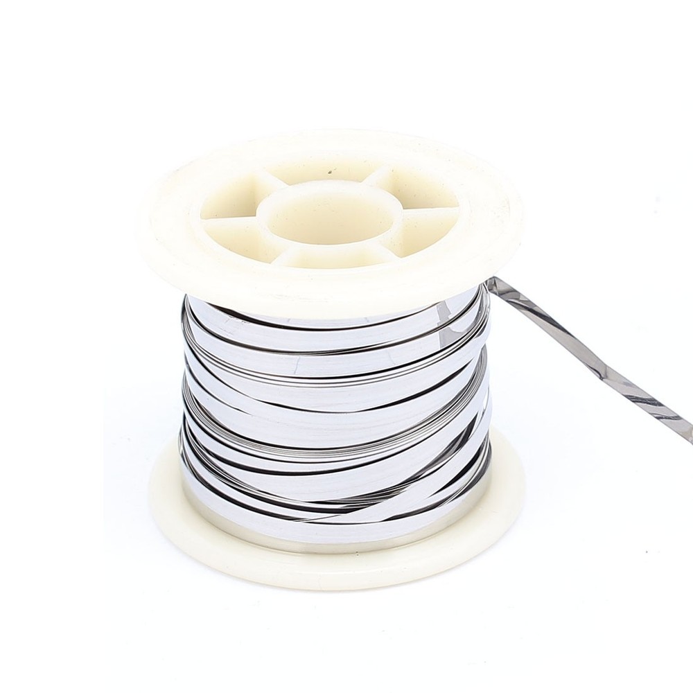 7.5M 24.6Ft 0.2x3mm Nichrome Flat Heater Wire for Heating Element