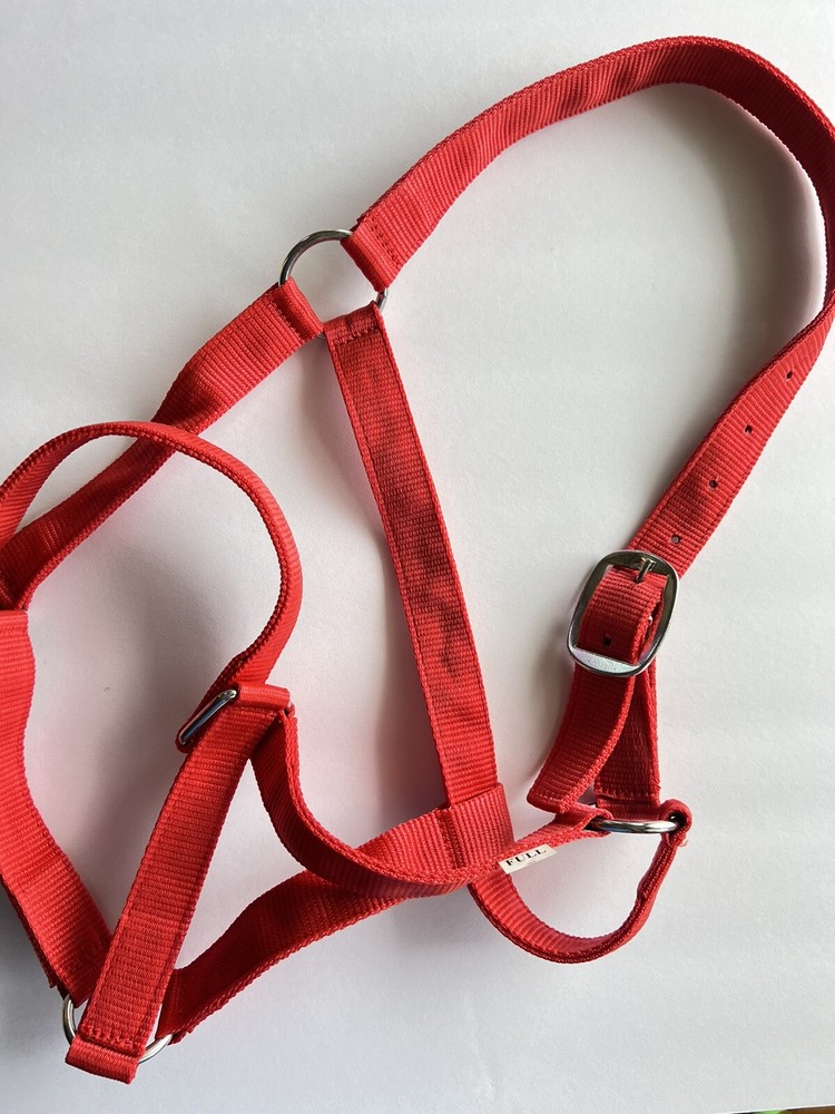 2 Nylon Full Size Horse Halters
