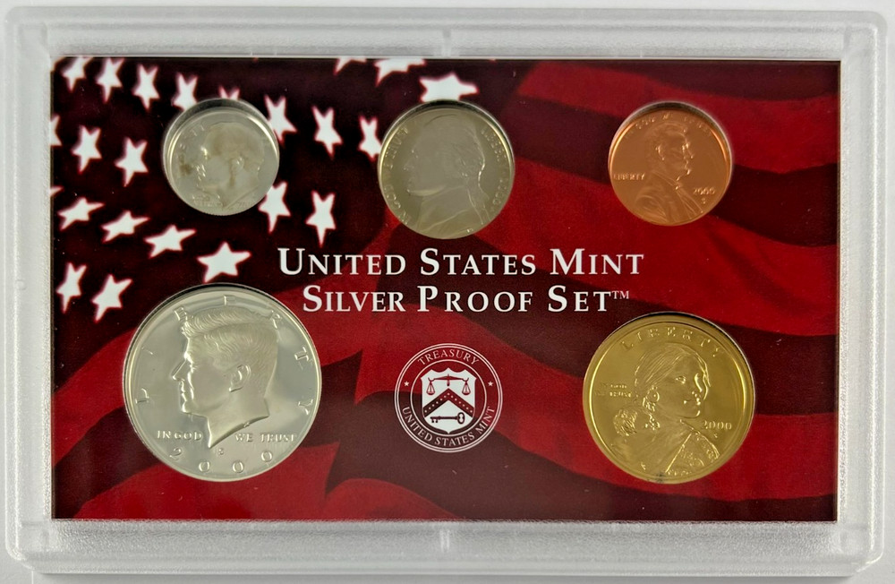 2000-S US Mint Silver Proof Set OGP & COA