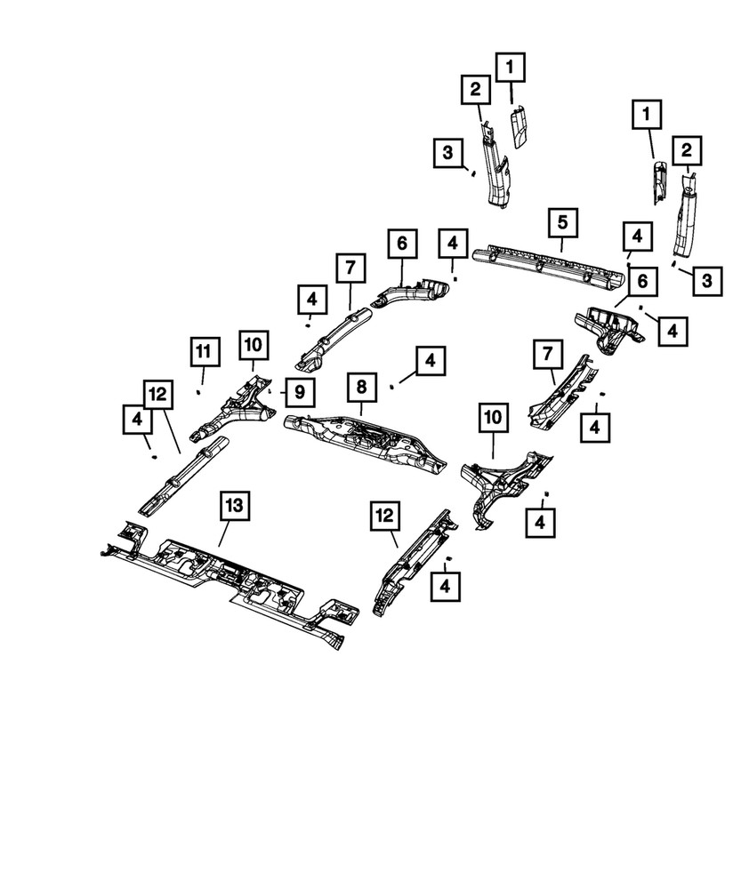 Genuine Mopar U Type Clip 68316009AA
