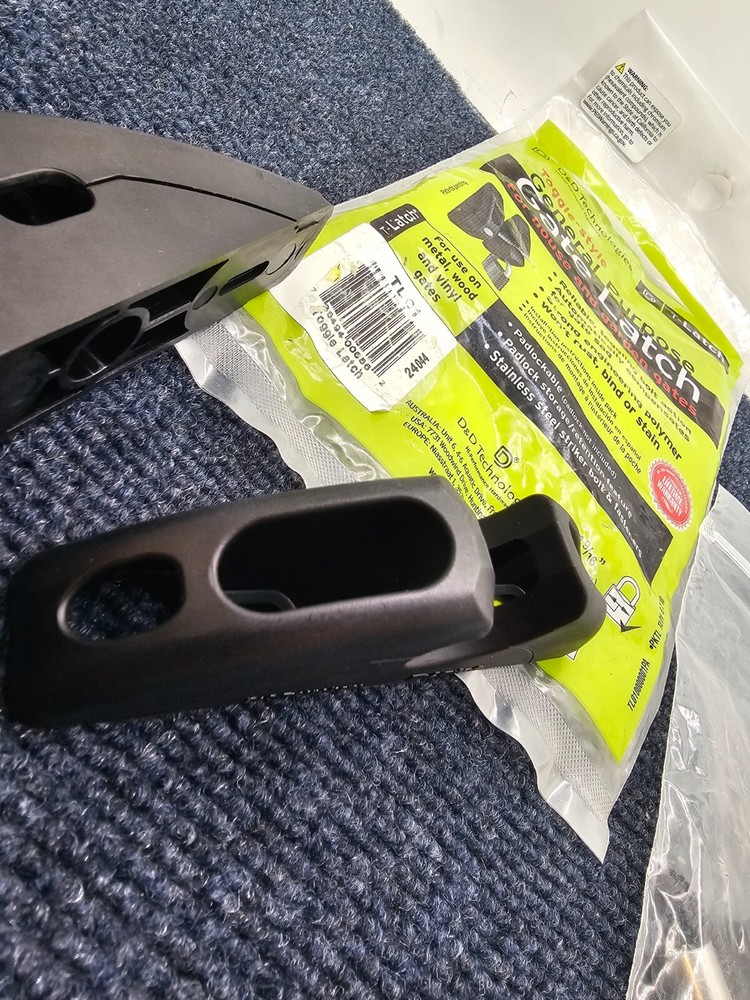 D&D Technologies TL01: T-Latch Action Gate Latch, Padlock Gravity Gate Latch
