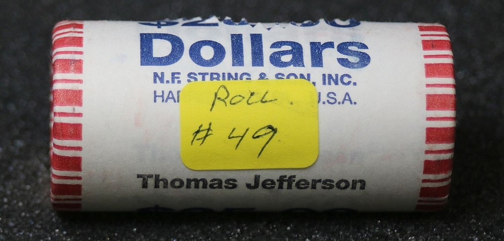 2007 Thomas Jefferson Presidential Dollar Roll ~ Look for Errors and Mint. #49