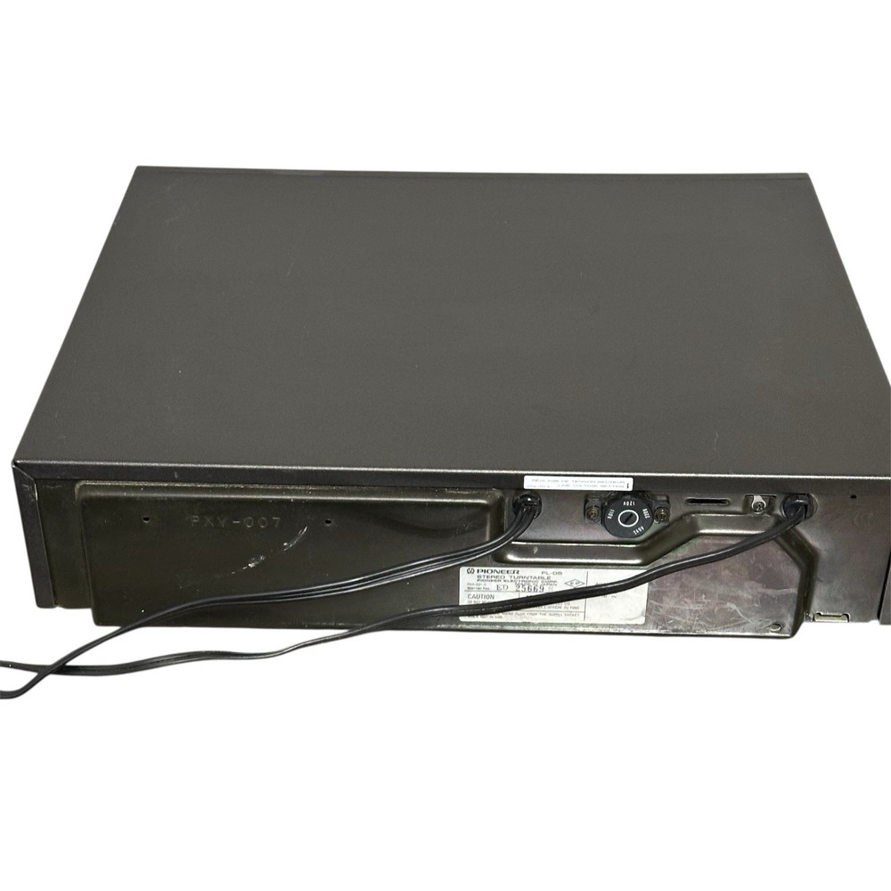 Pioneer PL-05 Front Loading Stereo Turntable POWERS ON - PARTS or Not Working