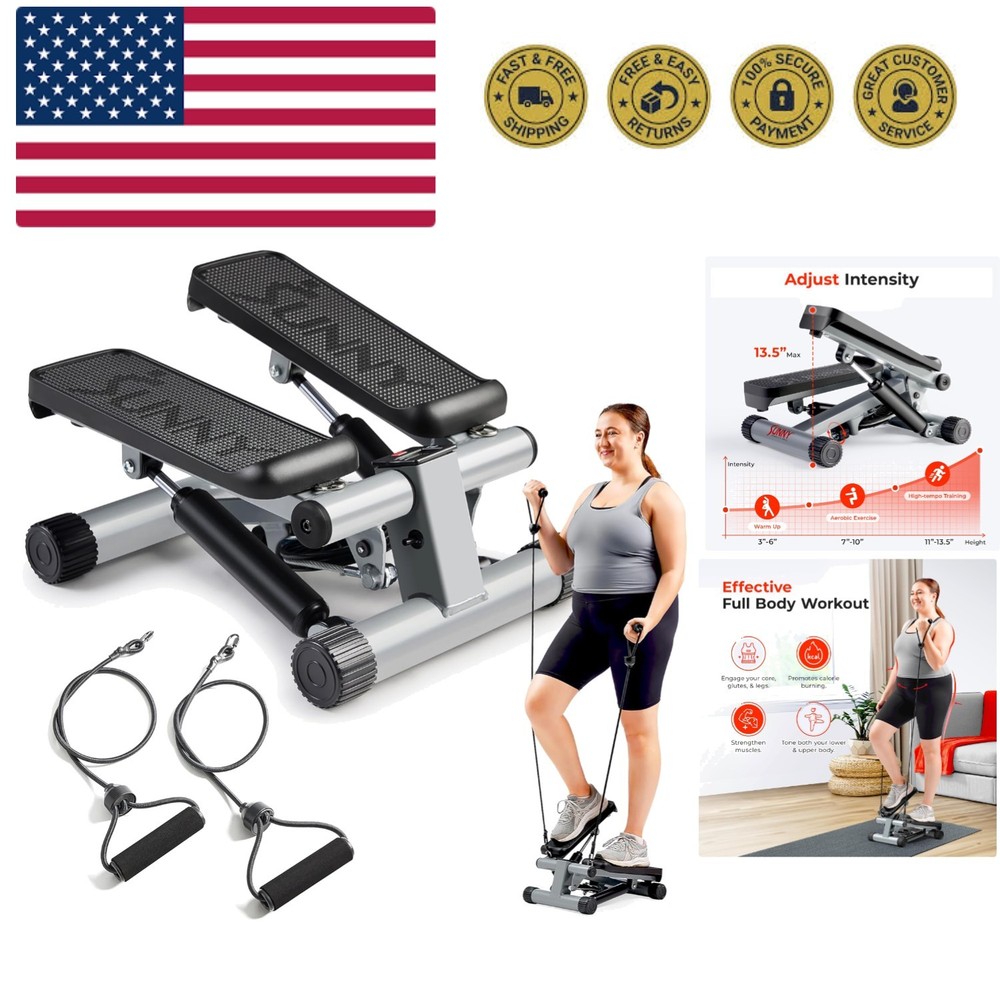 Mini Steppers for Exercise at Home, Stair Step Workout Machine with Optional ...