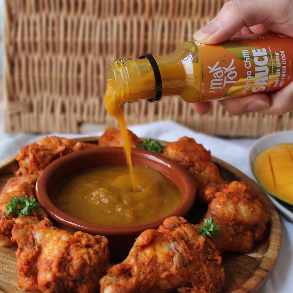 Mak Tok Authentic Malaysian Chilli Sauce, Mango, 112 g