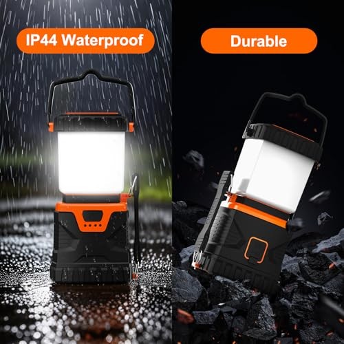 LED Camping Lantern Rechargeable,Solar Camping Light,1000LM, Camping Essential