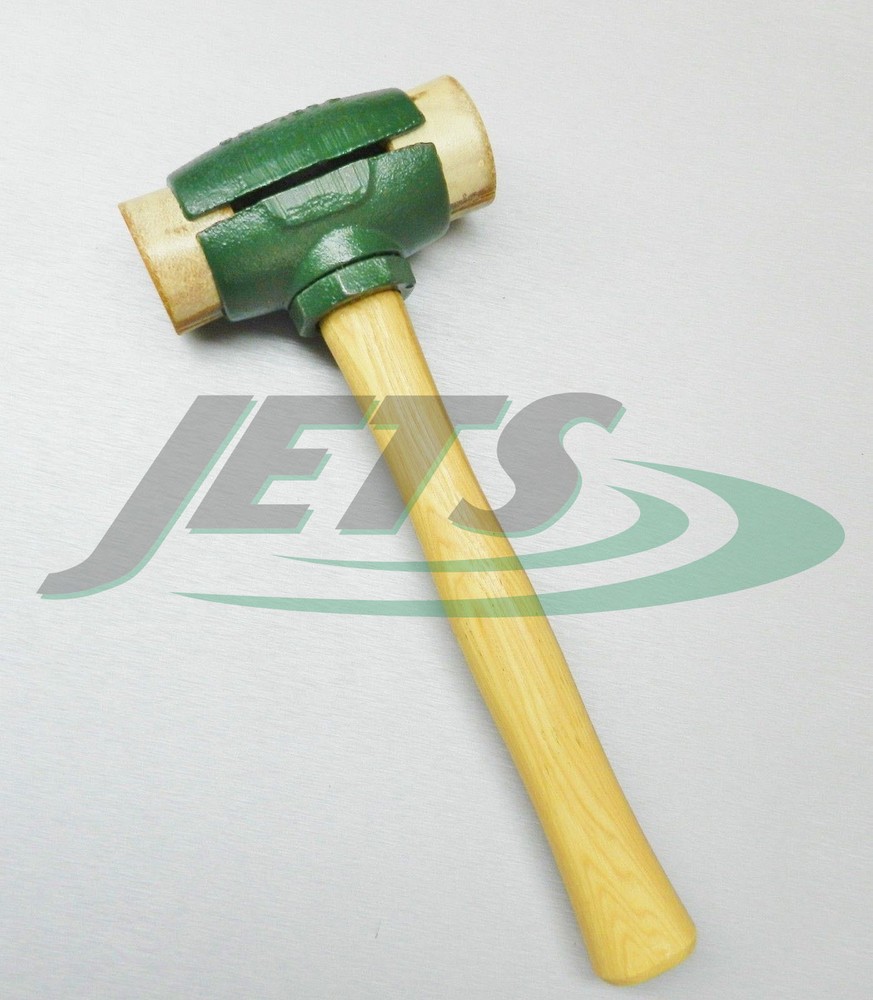 Rawhide Mallet Split Head Hammer #5 GARLAND 31005 with 2-3/4" Rawhide Faces
