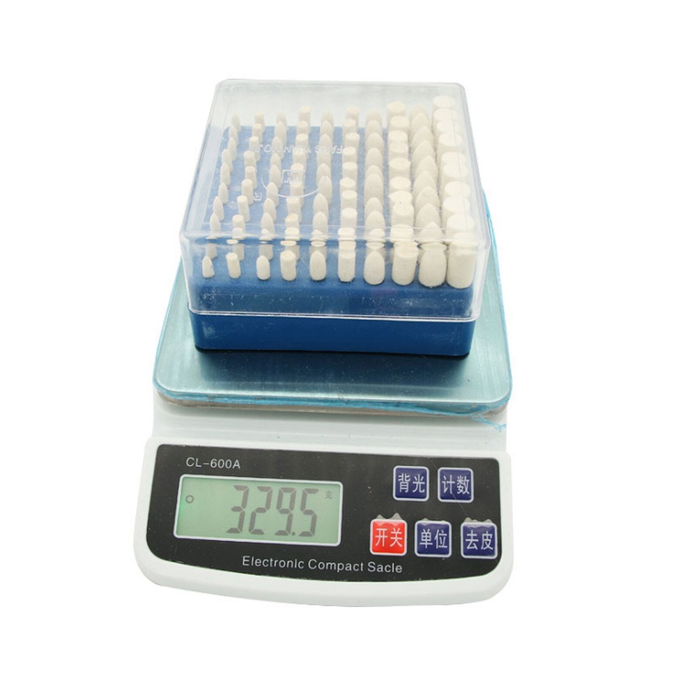 100Pcs Abrasive Wool Felt Grinding Wheel Head Polishing Tool for Dremel Rotary