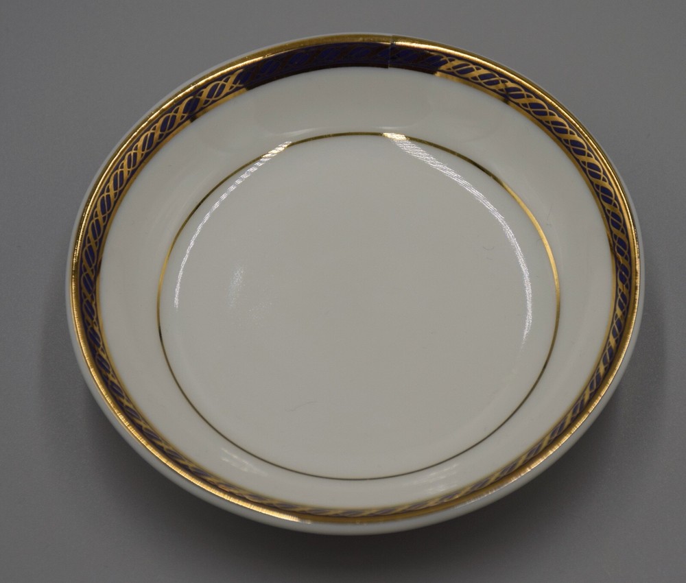 Delta Air Lines Butter Pat - First Class Gold Rope Pattern