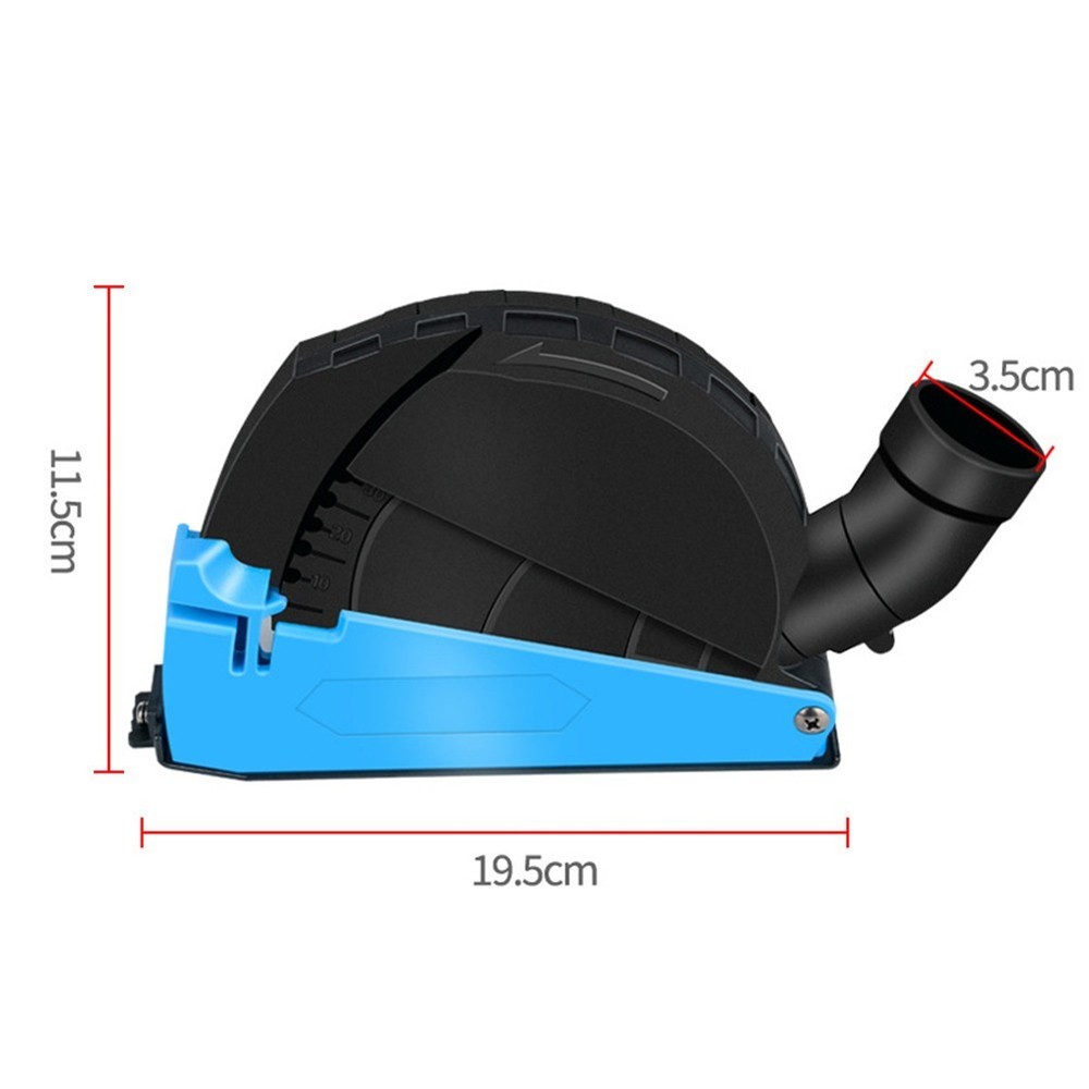 Heavy duty Slotted Dust Shroud for Angle Grinder Enhanced Dust Control System