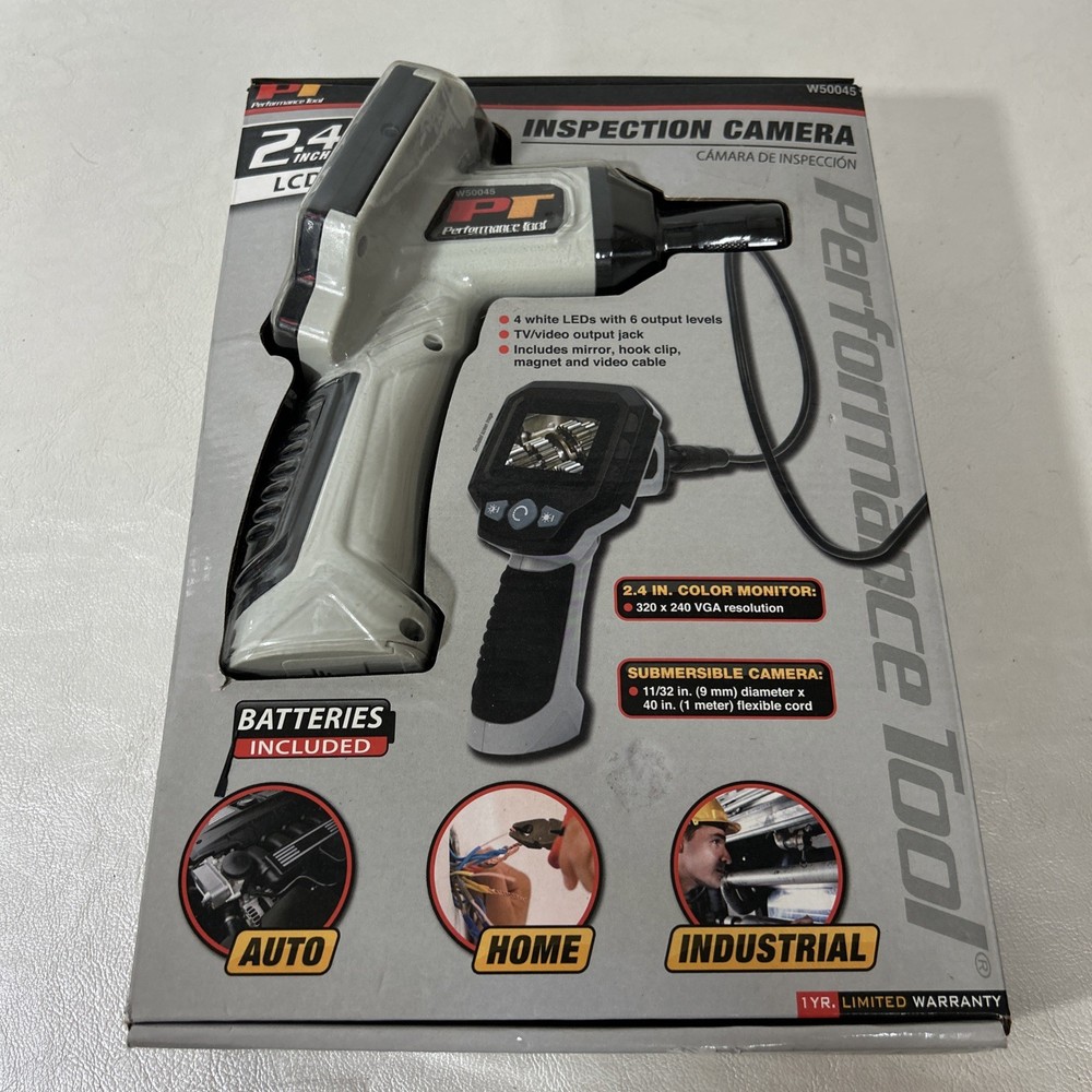 Performance Tool 2.4" LCD Inspection Camera - W50045