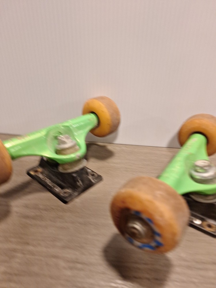 Destructo Trucks With Spitfire Wheels Green