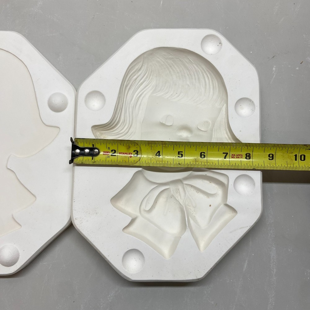 Ceramic Slip Casting Mold Girl Caroler #855