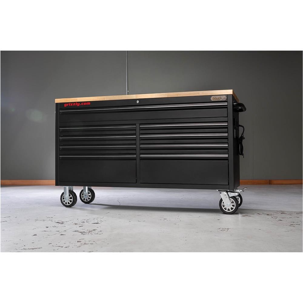 T33254 61" 9-Drawer Rolling Tool Cabinet