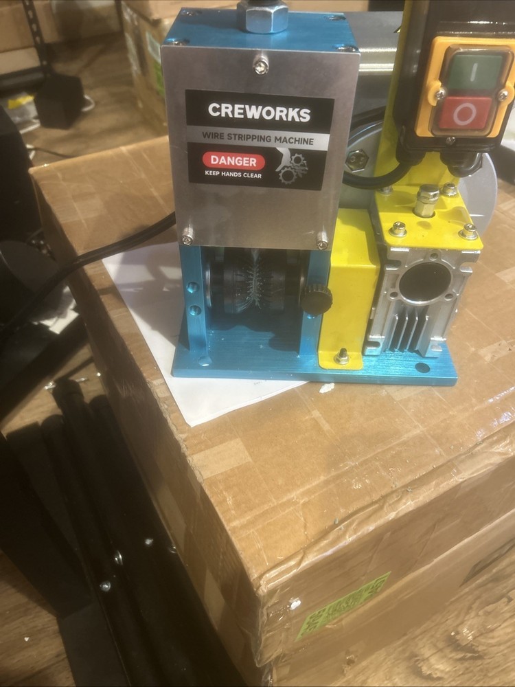 CREWORKS Electric Wire Stripper Machine, 0.06"-1" Automatic Wire Stripping