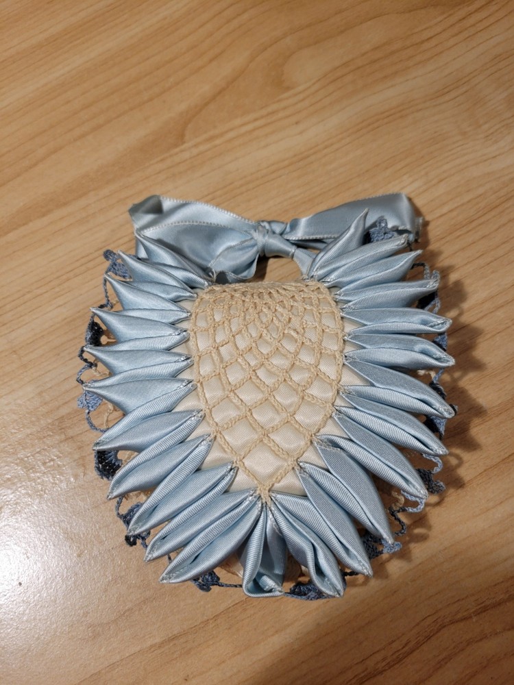 Vintage Blue and White Pin Cushion