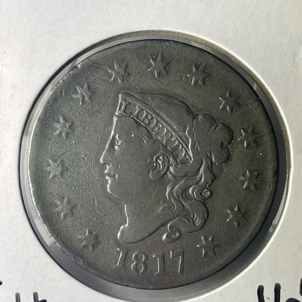 BETTER DATE 1817 LARGE CENT VERY FINE++ Condition XX451