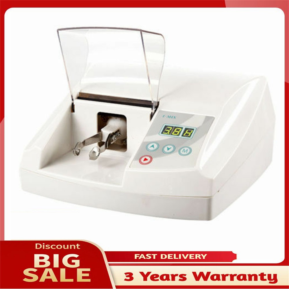 Dental Digital Amalgamator Amalgam Capsule Mixer High Speed Lab Safety Devices
