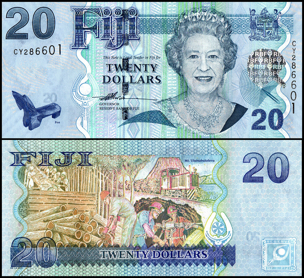 Fiji 20 Dollars, 2007, P-112a, UNC