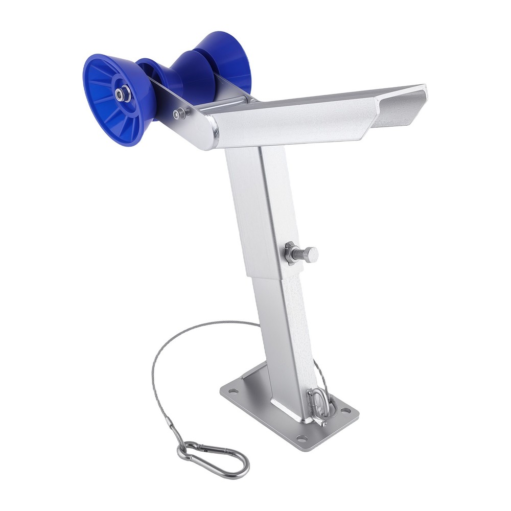 Boat Trailer Winch Stand with Roller Fit 3"x4"Frames,Multiple Height Adjustments