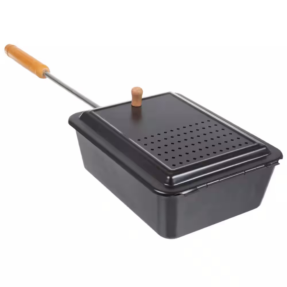 3.5 Qt. Campfire Popcorn Popper - Old Fashioned Popcorn Maker with Nonstick Fini
